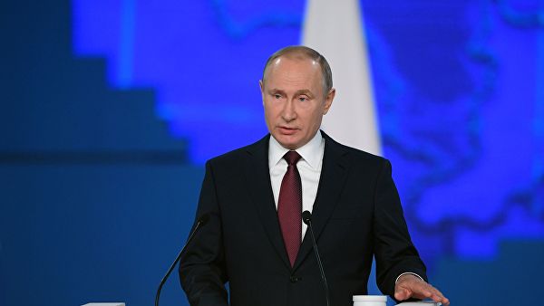 СМИ Теле послания Путина упал СМИ Теле послания Путина упал